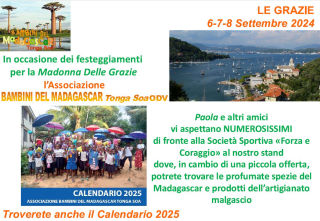 Bambini del Madagascar Tonga Soa - Festa de Le Grazie