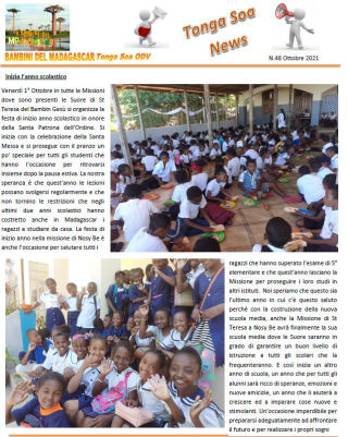 Tonga Soa News n.48 - Ottobre 2021