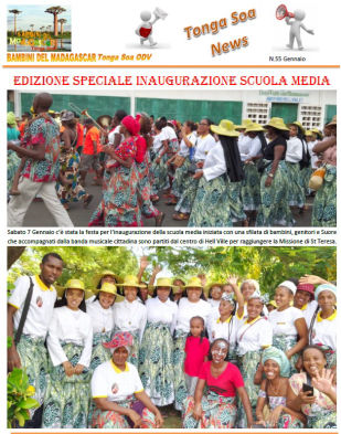 Tonga Soa News n.55 - Gennaio 2023