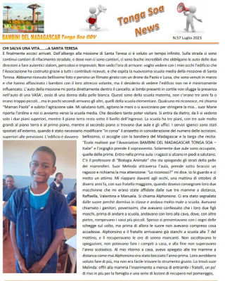 Tonga Soa News n.57 - Luglio 2023
