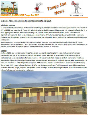 Bambini del Madagascar Tonga Soa - Tonga Soa News 2026